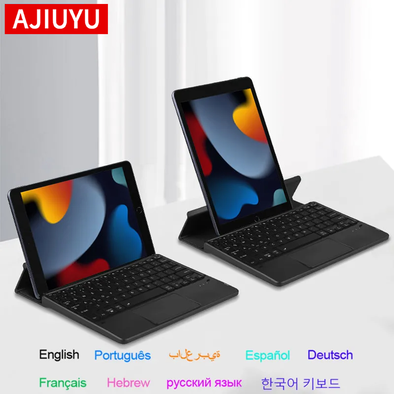 Windows Tablet Accessories - AJIUYU Keyboard Bluetooth Lipat dengan Touchpad