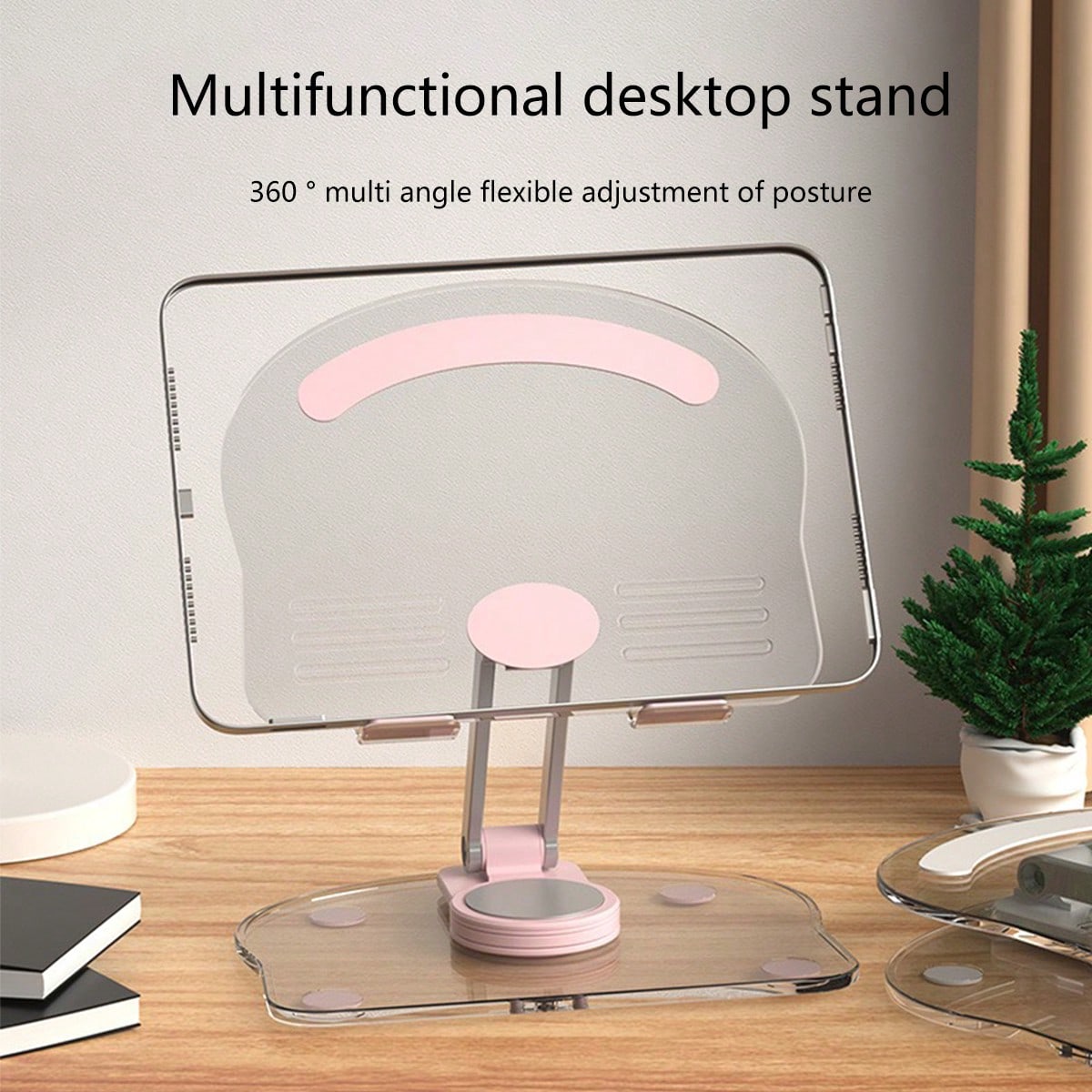 Tablet Accessories For Kids - Dudukan Tablet Akrilik Transparan, Dudukan Putar