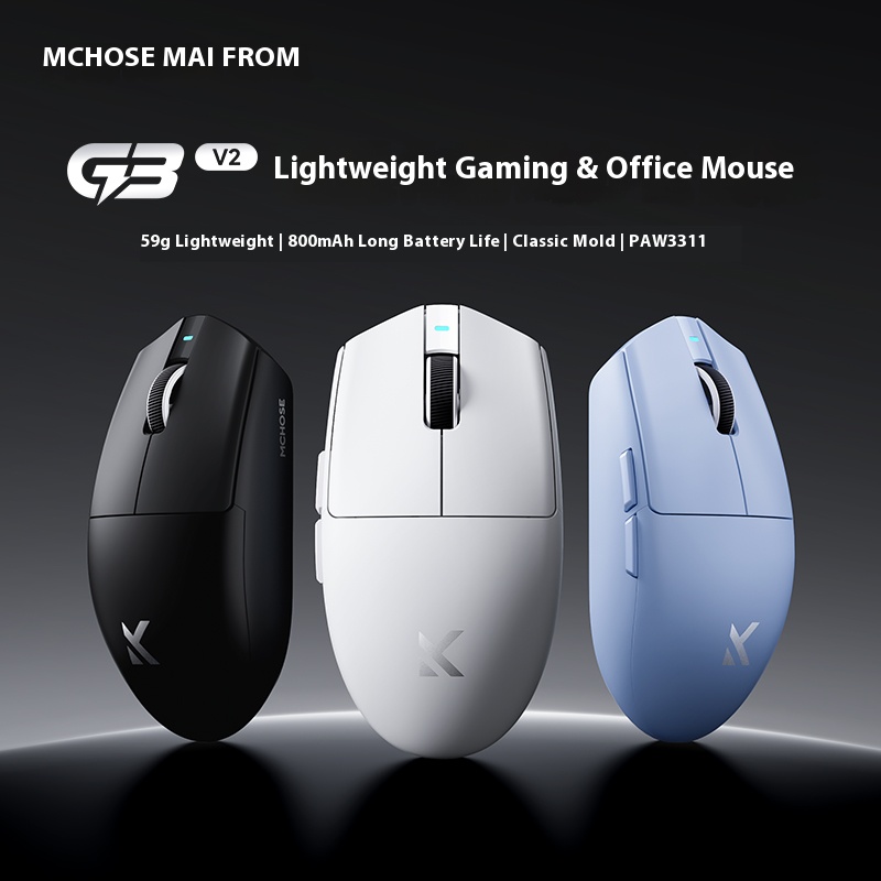 Tablet Computer Accessories - MCHOSE G3 V2 Mouse Gaming Tri-mode