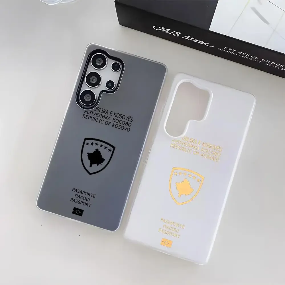 Samsung Galaxy S24 - Casing HP Logo Paspor Kosovo Untuk