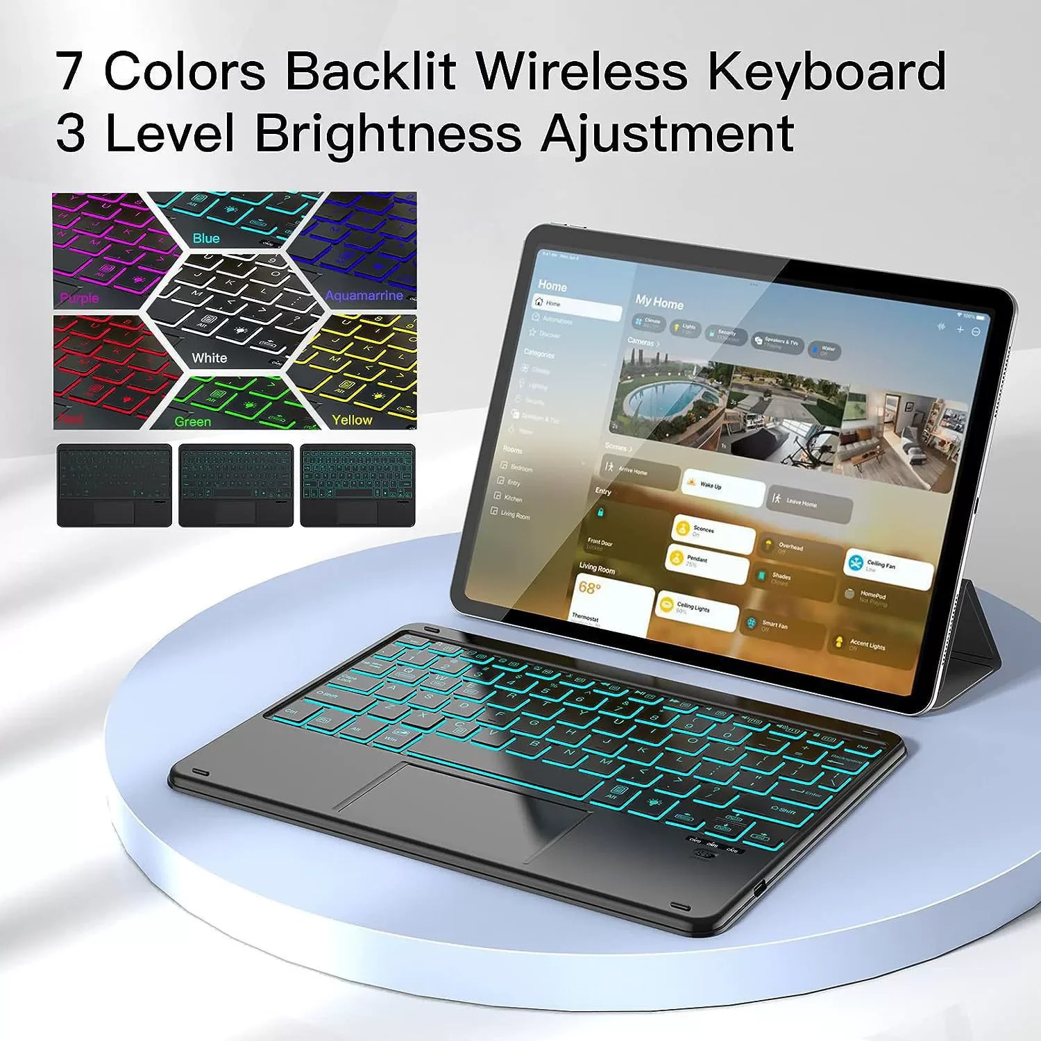 Windows Tablet Accessories - Keyboard Touchpad Universal 10 inci dengan