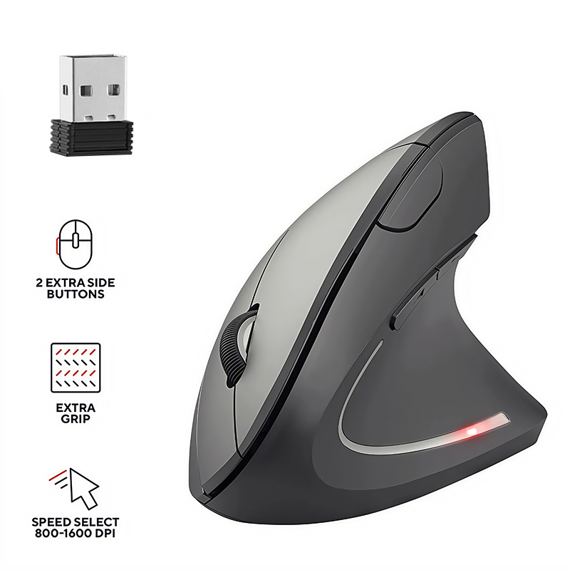 Tablet Computer Accessories - Mouse Nirkabel Baterai USB 2.4G Berkabel