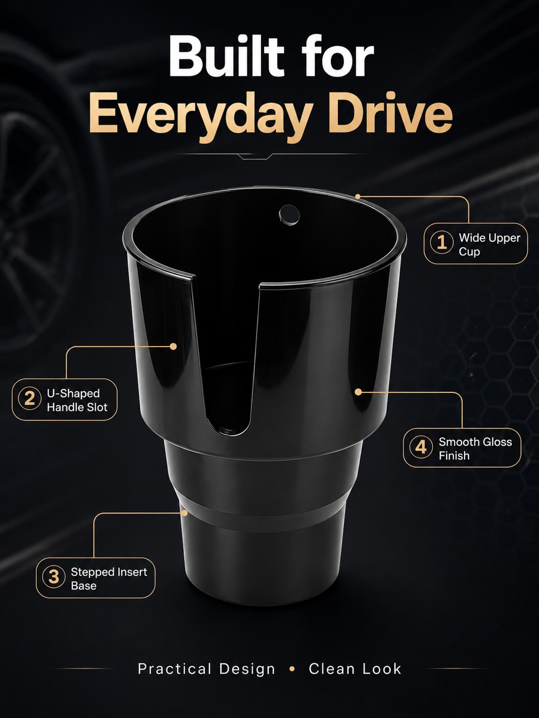 Adaptor Ekspansi Tempat Gelas  - Tablet Accessories For Car ulasan dan harga