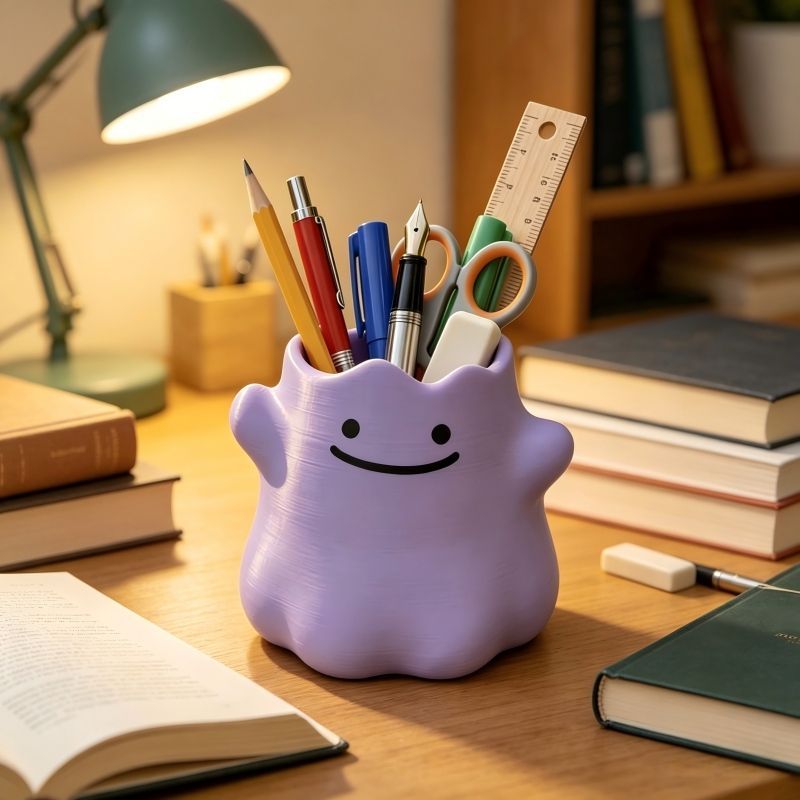 Tempat Pensil Karakter Kartun, - Case With Pencil Holder ulasan dan harga