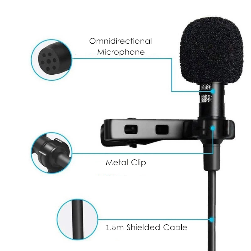 Mikrofon Lavalier USB 1,5 m, M - Tablet Computer Accessories ulasan dan harga