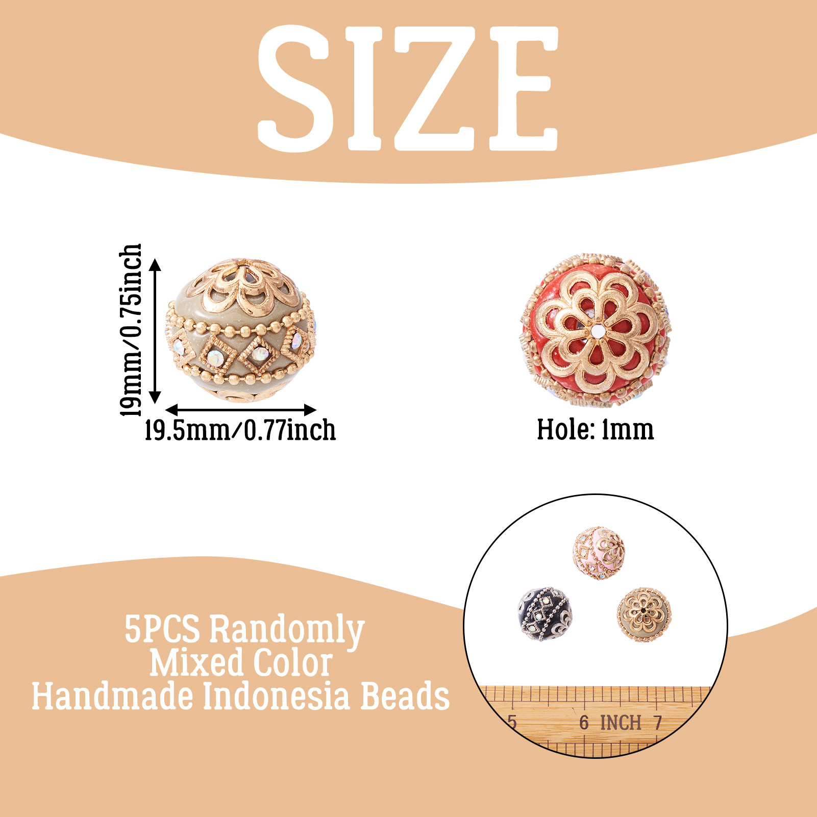 5 Buah/Lot Pandahall 19.5X19Mm - Tablet Computer Accessories ulasan dan harga