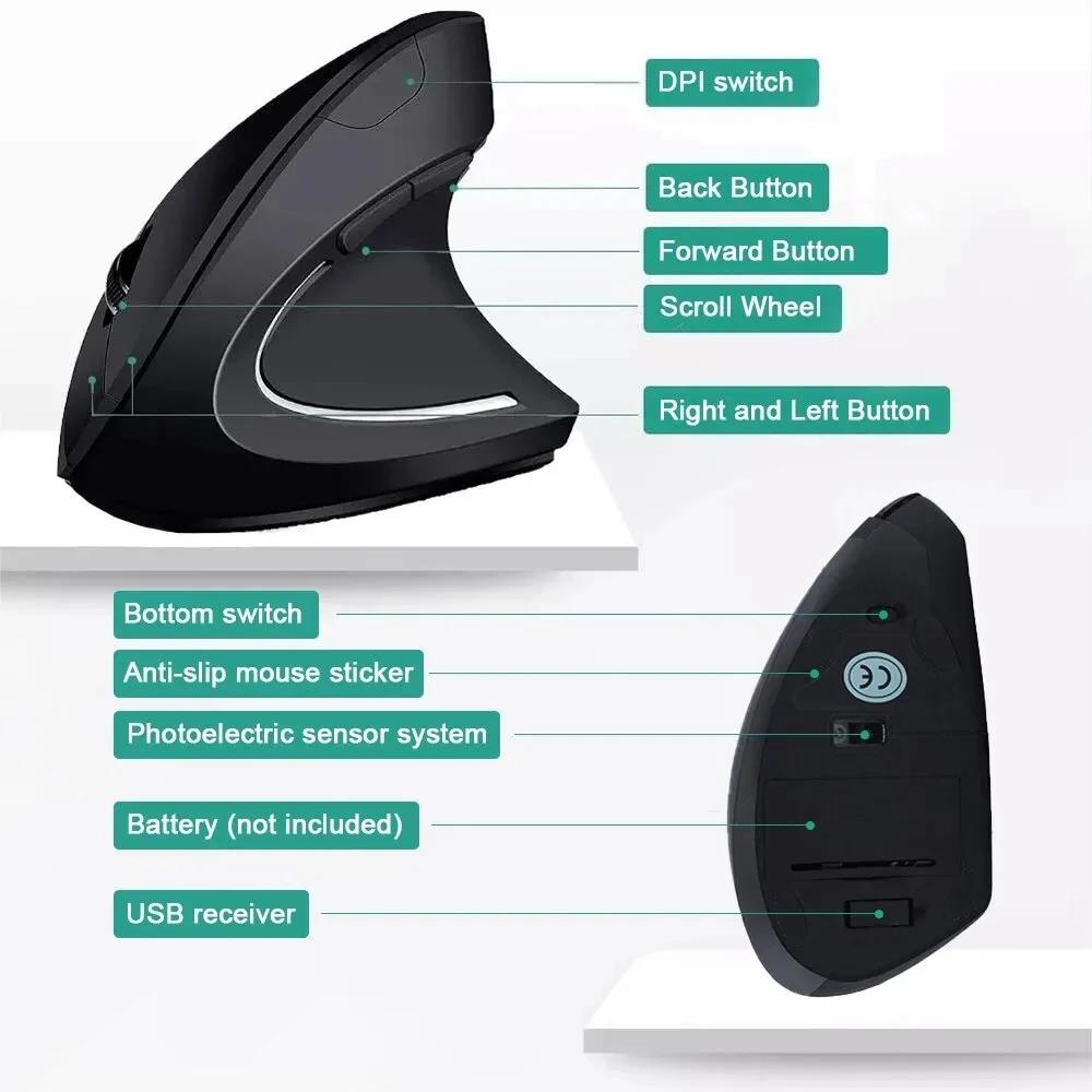 Mouse Nirkabel Baterai USB 2.4 - Tablet Computer Accessories ulasan dan harga