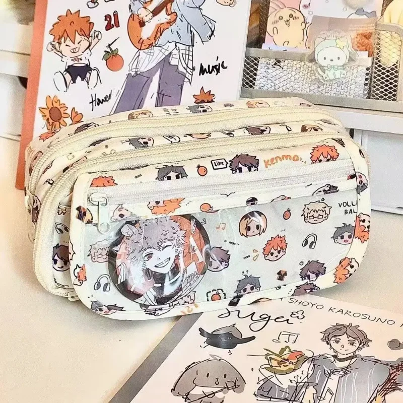 Anime Haikyuu!! Kotak Pensil K - Case With Pencil Holder ulasan dan harga